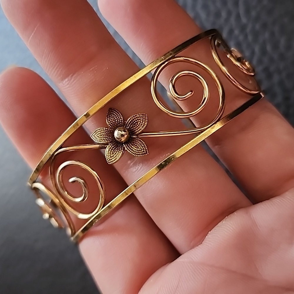 VTG Krementz cuff bracelet - Picture 2 of 10